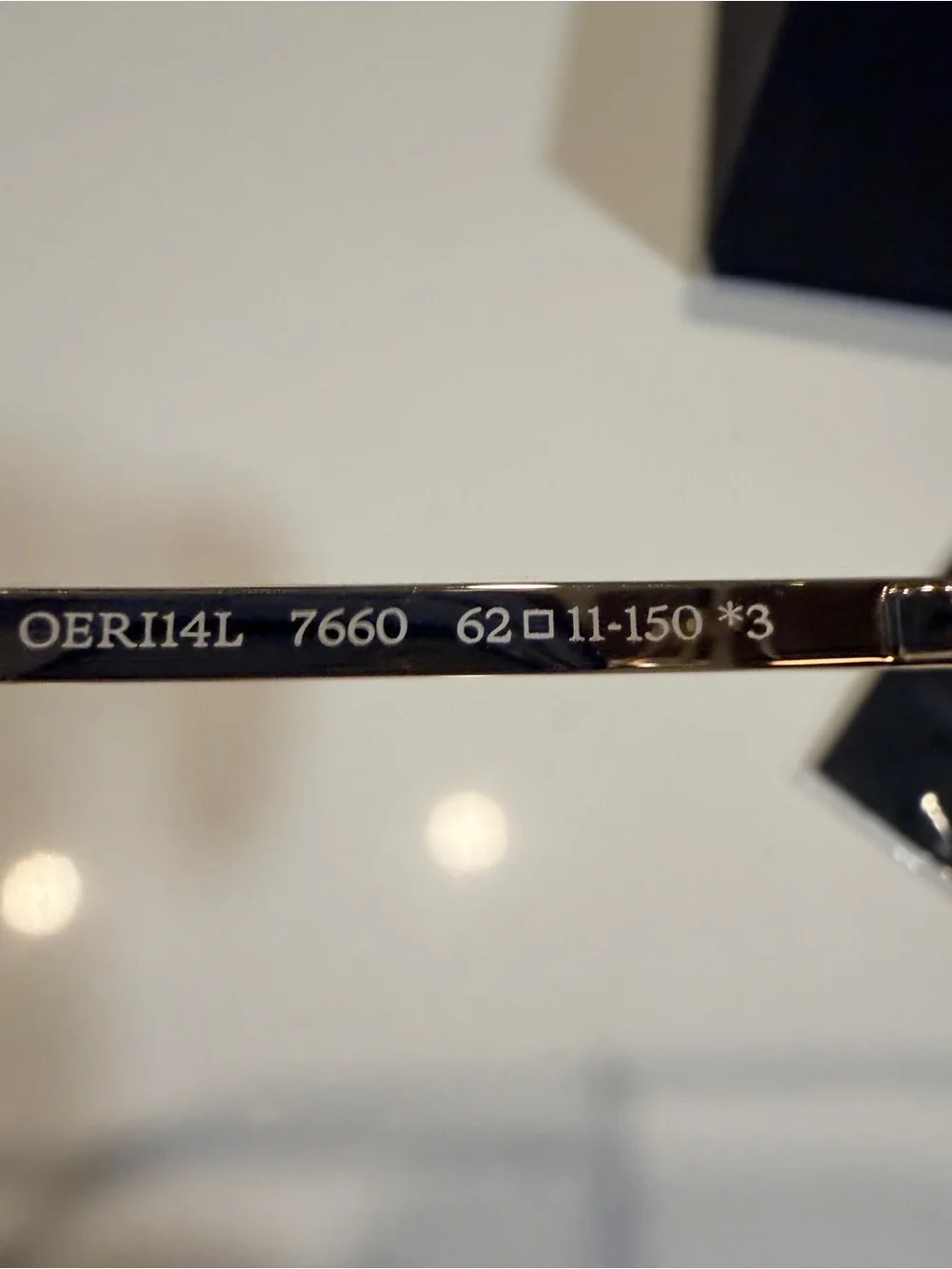 NWT Off White OERI14L Rimless Brown Gold Sunglasses Made in Italy